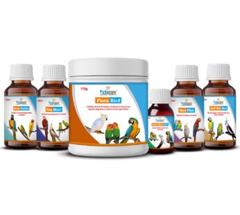 VETENEX Birds Nutritional Supplements, MultiVitamins, Dewormer, Probiotics, Feather Growth, Cough Syrup Combo – Pack of 6