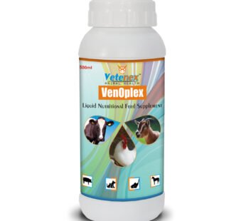 VETENEX VenOplex – Vitamin B Complex Liquid Supplement for Cattle, Poultry, Goat & Livestock Animals – 500 ML