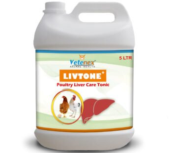 VETENEX Livtone Plus – Liver Tonic For Poultry, Birds & Chicken – 5 LTR