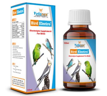 VETENEX Bird Electro Plus – Birds Electrolyte Supplement For Dehydration, Heat Stress & Loose Motion – 100 ml