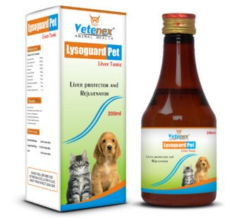 VETENEX Lysoguard-Pet – Liver Tonic Supplement, Appetite Booster for Dogs, Puppy and Cats – 200ml